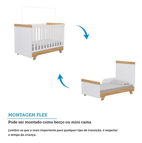 Berço Mini Cama 100% Mdf Retrô