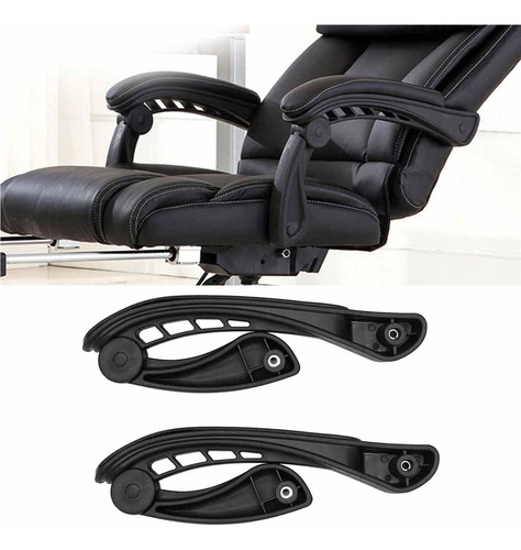 2x Reposabrazos De Silla De Oficina Universal 4 Agujeros