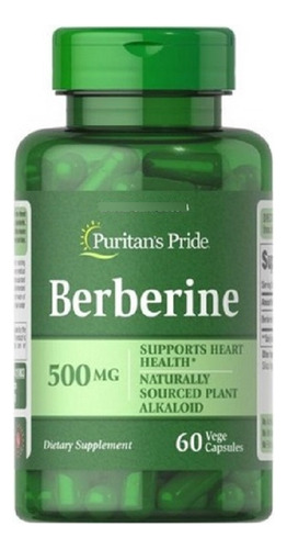 Berberina 500 Mg, 60 Capsulas  