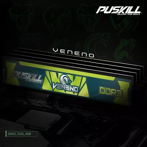 Memoria Ram Puskill Para Jugadores De Escritorio Ddr3 De 2x4