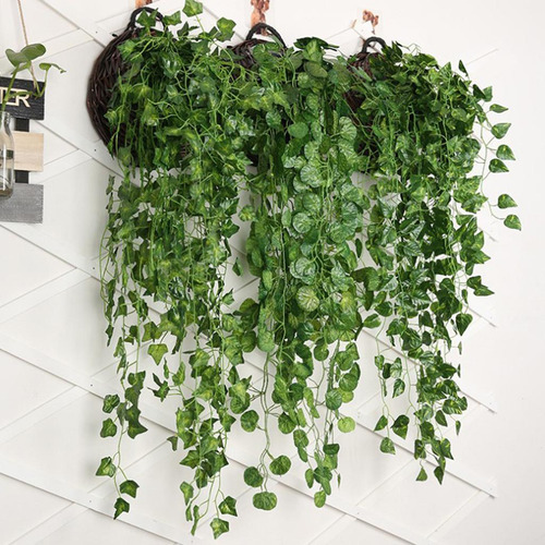 Enredadera Artificial De Hojas Vines De Hierba Colgante
