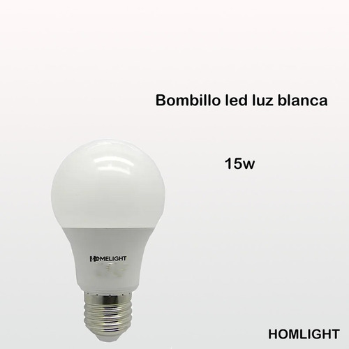 Bombillo Led 15w Blanca Homelight