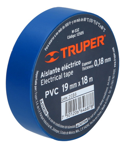 Teipe Truper Azul M-33z