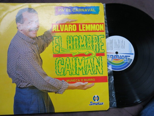 Vinyl Vinilo Lp Acetato Alvaro Lemon Hombre Caiman Tropical