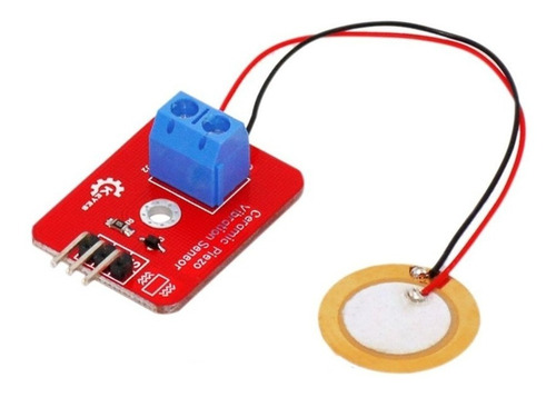 Sensor De Vibracion Piezoelectrico Ceramico Aa2758 Arduino