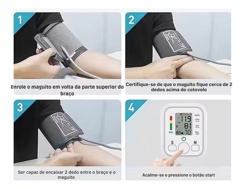 Aparelho De Medir Pressão Arterial Monitor Automático