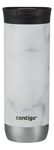 Vaso térmico Contigo Huron. marble color blanco 591mL