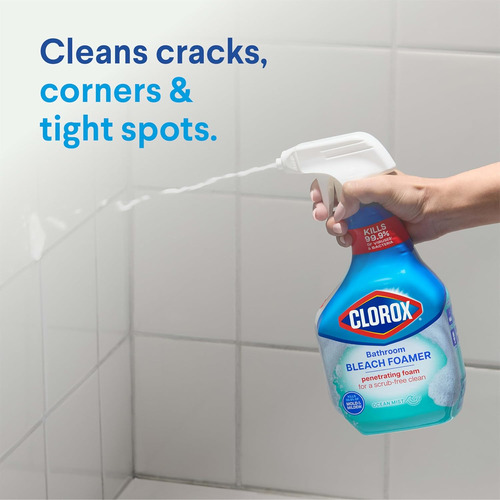 Clorox Disinfecting Bathroom Foamer With Bleach Original,...