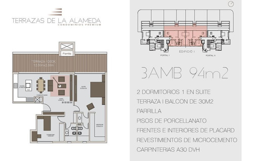 Imagen 10 de 21 de Departamentos 2 Ambientes Dentro Del Barrio Privado La Alameda -canning