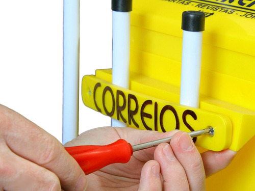 Caixa De Correio/correspondência Master Para Grade 36x26cm
