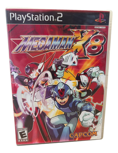 Megaman X8 Play 2 Com Capa E Pôster Ps2
