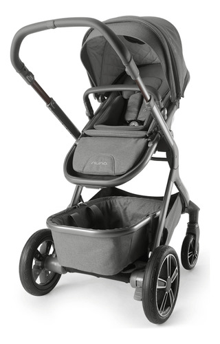 Combo Demi Grow - Carrinho E Moisés - Cinza Threaded - Nuna