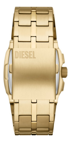 Reloj Hombre Diesel Clinffhanger Acero Color De La Correa Dorado