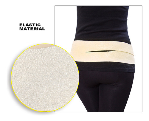 Cinturón De Fijación Elástico Con Soporte Pélvico Para Mujer