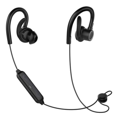 Imagem 2 de 2 de Fone de ouvido neckband sem fio Sumexr SLY-08 preto