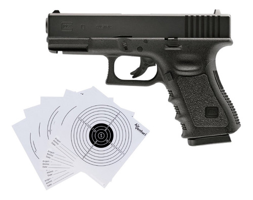 Glock 19 Pistola Gen 3 .177 Calibre 4.5mm Acero Xchws P