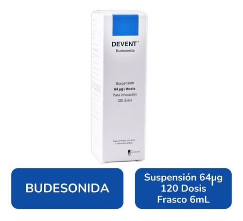 Devent Budesonida 64 Mcg/dosis 6ml 120 Dosis Farmadextrum