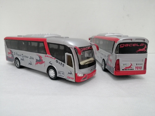 Bus El Rápido Duitama, Escala 1/55, Kinsfun, 18cms Largo.