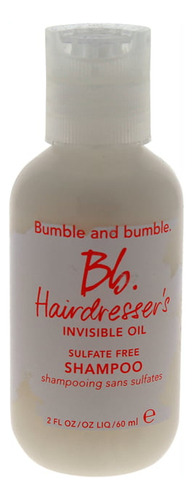 Champú Sin Sulfato De Aceite Invisible Hairdressers De Bumbl