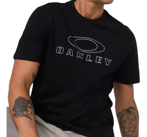 Camiseta Oakley Antiviral Logo Blackout