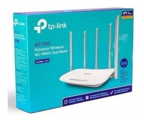 P Router Tp-link Archer C60 Wireless Dual Band Ac1350