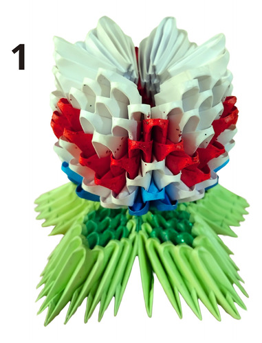 Origami 3d, Flor De Loto Para Regalar Por Su Día, Decoración