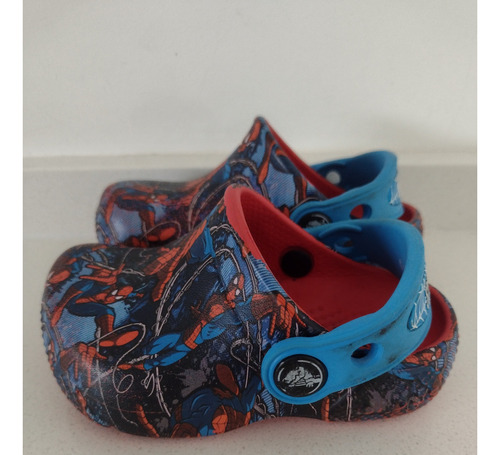 Crocs Spider Man C5 Usa Importadas Muy Poco Uso