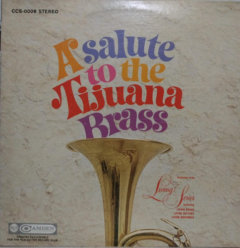 Living Series  A Salute To The Tijuana Brass Lp Usa