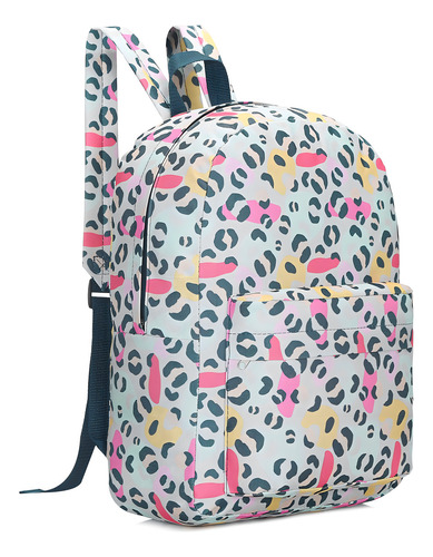 Mochila Urbana Escolar Animal Print 17 Pulgadas 15837 Full Color Beige