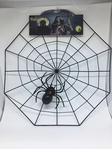 Imagem 2 de 2 de Kit 18 Peças Teia De Aranha Halloween