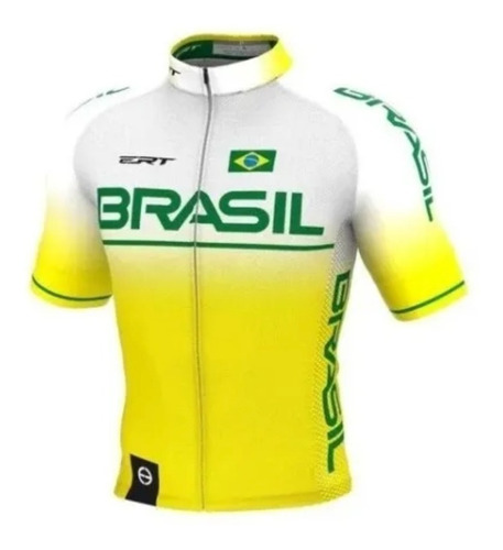 Imagem 1 de 6 de Camisa Ciclismo Ert New Elite Brasil