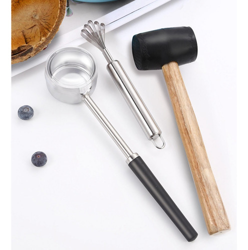Kit De Herramientas De Apertura De Cocos De 3 Unidades Para