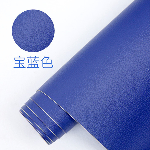Parche Autoadhesivo De Reparación De Piel Para Sofá Color Azul
