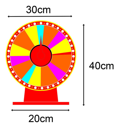Rueda Giratoria De Mesa Con Premio De Mesa, Rueda De Ruleta