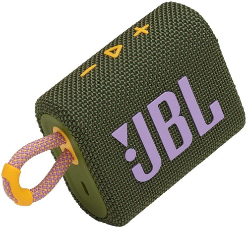Bocina JBL Go 3 portátil con bluetooth waterproof green 