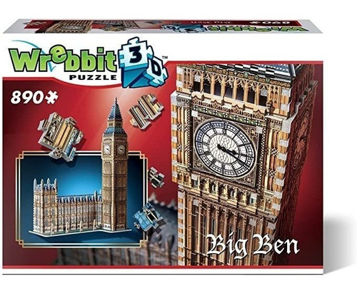 Wrebbit 3d Big Ben 3d Jigsaw Puzzle (890 Piezas)