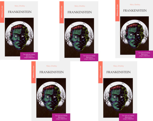 Pack 5 Libros Frankenstein - Biblioteca Escolar / Ilustrados