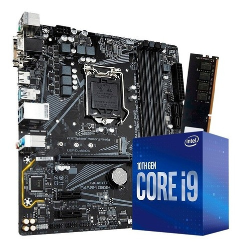 Combo Actualizacion Pc Intel Core I9 10900 + Mother B460 Cts