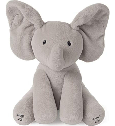 Felpa Animada Baby Gund El Peluche De Elefante, Gris, 12