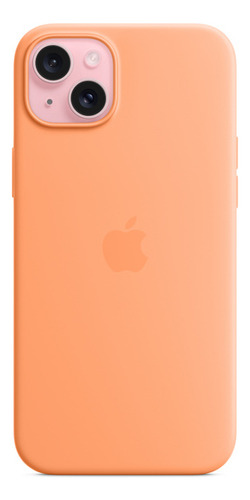 Funda De Silicona Apple Magsafe iPhone 15 Plus Microfibra