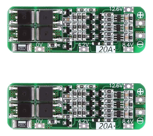 . Módulo De Protección De Carga De Celda Pcb Bms 3s 20a