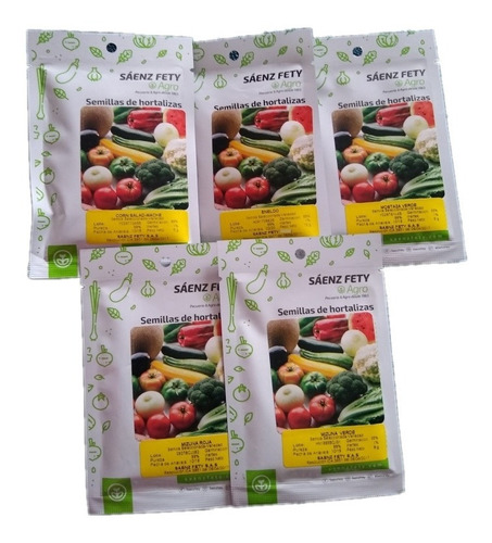 Kit De Semillas Aromáticas 11 Sobres Pequeños