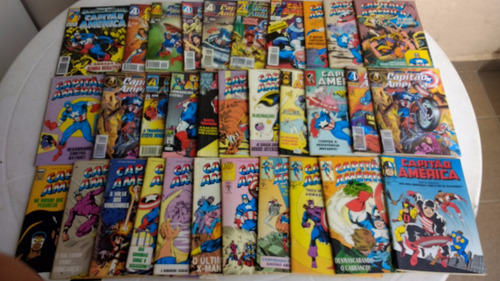 Capitão América - Vários Números - Editora Abril -formatinho (Usado)