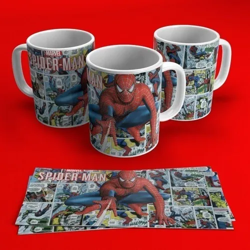 comprar Kit +200 Plantillas Sublimación Tazas Comic Superheroes