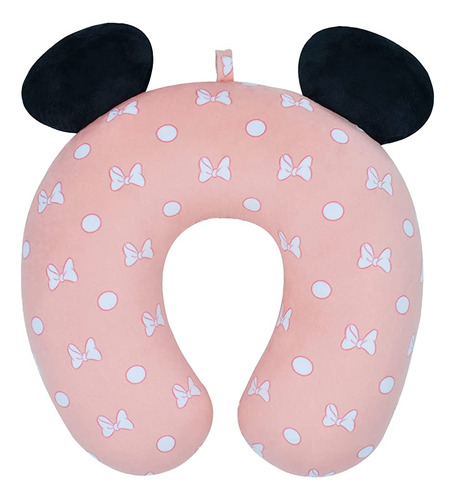 Disney Minnie Mouse Almohada De Cuello De Viaje Para Avión, 