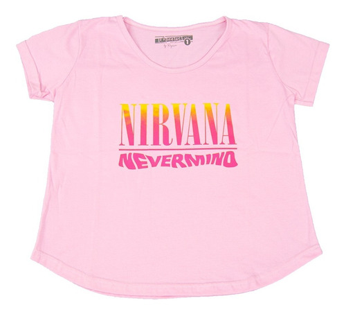 Remera Mujer Nirvana Nevermind Kurt Cobain Grunge