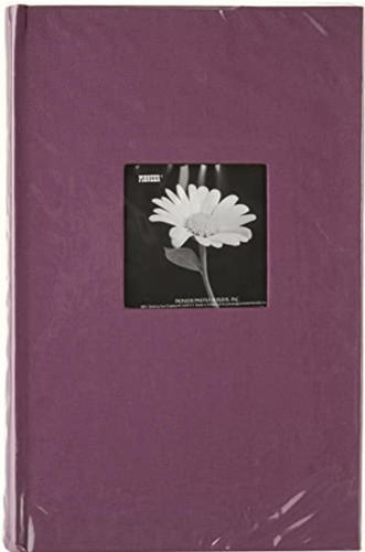 Pioneer 300 Pocket Fabric Frame Cover Photo Album, Wildberry