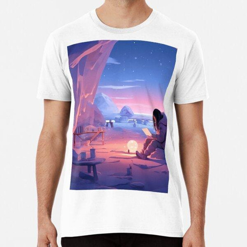 Remera Alaskan Echoes Lofi Art Roadtrip Travel Algodon Premi