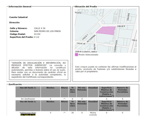 Terreno Residencial En Venta En San Pedro De Los Pinos