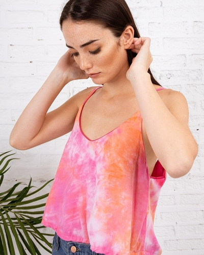 Musculosa Fibrana Con Forreria Batik